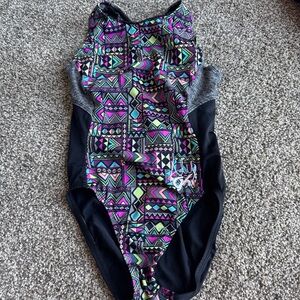 Gk Colorful Geometric One-Piece leotard child large